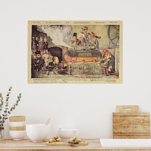 Die Dreyfus-Affäre Poster (Küche)