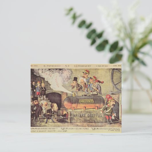 Die Dreyfus-Affäre Postkarte (Stehend Vorderseite)