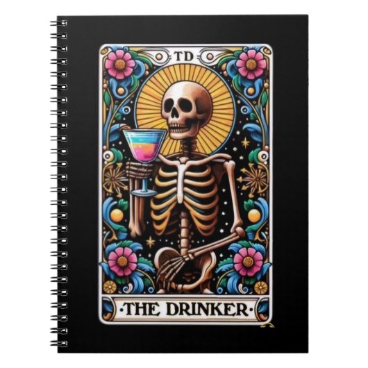 Die Drinker Tarot Card Notebook Collection Notizblock (Vorderseite)