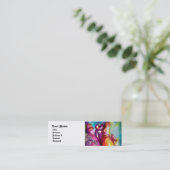 DIE DRITTE MASK / Kostümbildner , Theaterkünstler Mini Visitenkarte (Stehend Vorderseite)