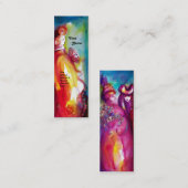 DIE DRITTE MASK / Kostümbildner , Theaterkünstler Mini Visitenkarte (Vorne/Hinten)