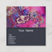 DIE DRITTE MASK / Kostümbildner , Theaterkünstler Quadratische Visitenkarte (Vorderseite)