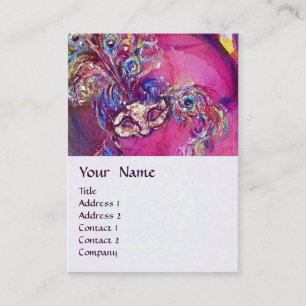 DIE DRITTE MASK / Kostümbildner , Theaterkünstler Visitenkarte