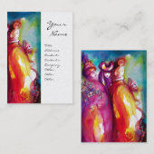 DIE DRITTE MASK / Kostümbildner , Theaterkünstler Visitenkarte (Vorne/Hinten)