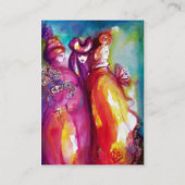 DIE DRITTE MASK / Kostümbildner , Theaterkünstler Visitenkarte (Rückseite)