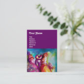 DIE DRITTE MASK / Kostümbildner , Theaterkünstler Visitenkarte (Stehend Vorderseite)