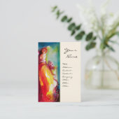 DIE DRITTE MASK / Kostümbildner , Theaterkünstler Visitenkarte (Stehend Vorderseite)