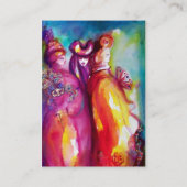 DIE DRITTE MASK / Kostümbildner , Theaterkünstler Visitenkarte (Rückseite)