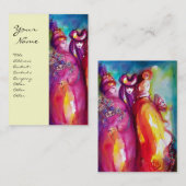 DIE DRITTE MASK / Kostümbildner , Theaterkünstler Visitenkarte (Vorne/Hinten)