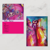 DIE DRITTE MASK / Kostümbildner , Theaterkünstler Visitenkarte (Vorne/Hinten)