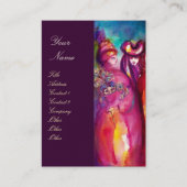 DIE DRITTE MASK / Kostümbildner , Theaterkünstler Visitenkarte (Vorderseite)