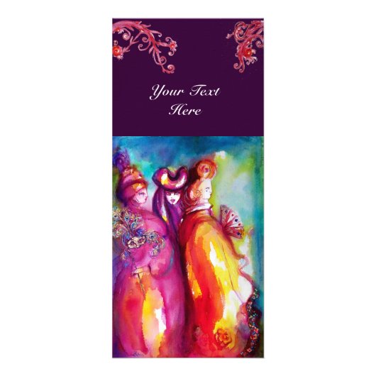 DIE DRITTE MASK Kostümbildner, Theaterkünstler Werbekarte (Vorne)