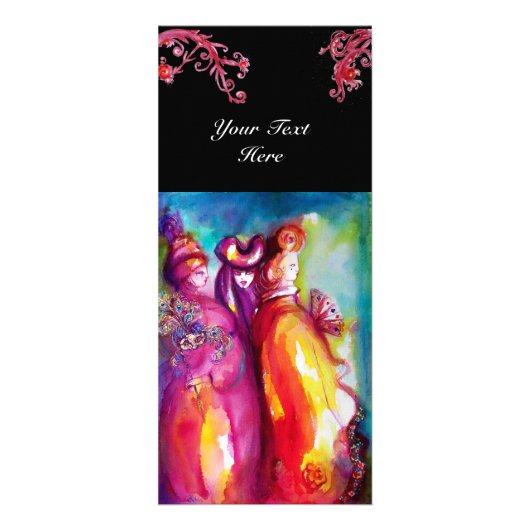 DIE DRITTE MASK Kostümbildner, Theaterkünstler Werbekarte (Vorne)