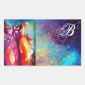 DIE DRITTE MASK , Monogramm Rechteckiger Aufkleber (Vorderseite)