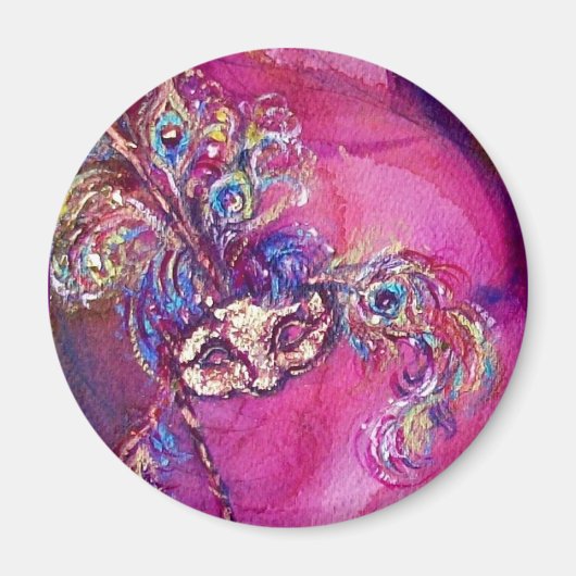 DIE DRITTE MASK - Venezianische MASCHINE Magnet (Vorne)