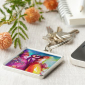 DIE DRITTE MASK / Venezianische MASKENKRAFT Schlüsselanhänger (Seite)