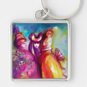 DIE DRITTE MASK / Venezianische MASKENKRAFT Schlüsselanhänger