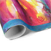 DIE DRITTE MASK / Venezianischer Karnevalssackball Geschenkpapier (Rolleneckpunkt)