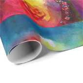 DIE DRITTE MASK / Venezianischer Karnevalssackball Geschenkpapier (Rolleneckpunkt)