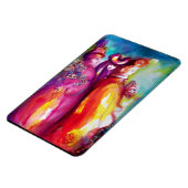 DIE DRITTE MASK / Venezianischer Karnevalssackball Magnet (Linke Seite)