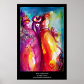 DIE DRITTE MASK / Venezianischer Karnevalssackball Poster (Vorne)