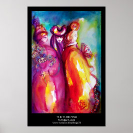 DIE DRITTE MASK / Venezianischer Karnevalssackball Poster