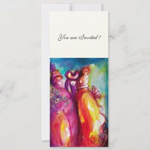 DIE DRITTE MASKE lila Filzpapier Einladung