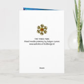 DIE DRITTE MASKE / VENEZIANISCHE MASQUREADE, rosa  Karte (Rückseite)