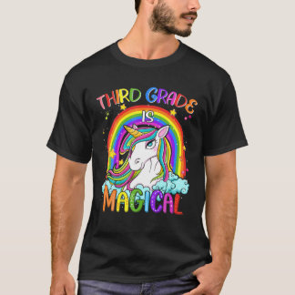 Die dritte Stufe ist der magische Einhorn-Regenbog T-Shirt