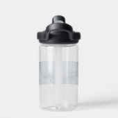 Die dritte Tasse des Kaffees Trinkflasche (Rückseite)