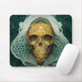 Die Drohne Bee Skull Fantasy Sci-Fi Mousepad (Mit Mouse)