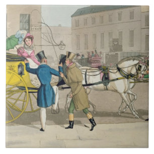 Die drückende Einladung, 'von den modernen Fliese