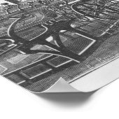 Die Druckpresse Poster (Ecke)