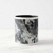 Die Druiden oder die Umwandlung der Briten Zweifarbige Tasse (Mittel)