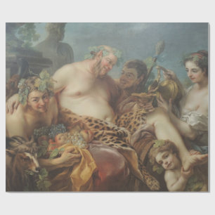 Die Drunkenness von Silenus (von Carle van Loo) Geschenkpapier