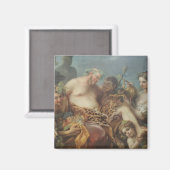 Die Drunkenness von Silenus (von Carle van Loo) Magnet (Vorderseite/Rückseite)