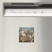 Die Drunkenness von Silenus (von Carle van Loo) Magnet (In Situ (Geschirrspüler))