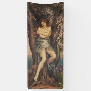 Die Dryade (Baumnymphe) (von Evelyn De Morgan) Banner