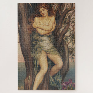 Die Dryade (Baumnymphe) (von Evelyn De Morgan) Puzzle