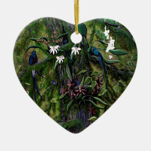Die Dschungel von Tikal Keramik Ornament (Vorne)
