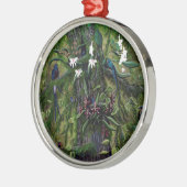 Die Dschungel von Tikal Silbernes Ornament (Links)
