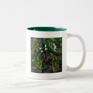 Die Dschungel von Tikal Zweifarbige Tasse