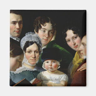 Die Dubufe Familie im Jahre 1820 Magnet