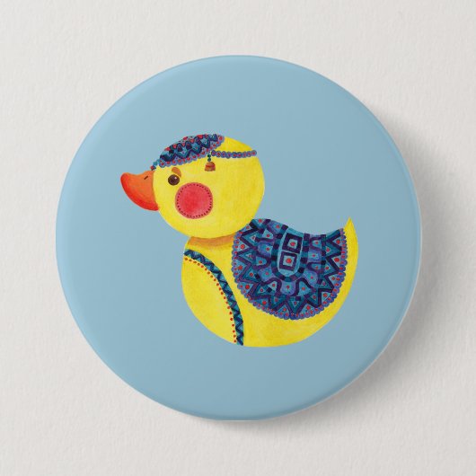 Die Ducky Ente Button (Vorderseite)