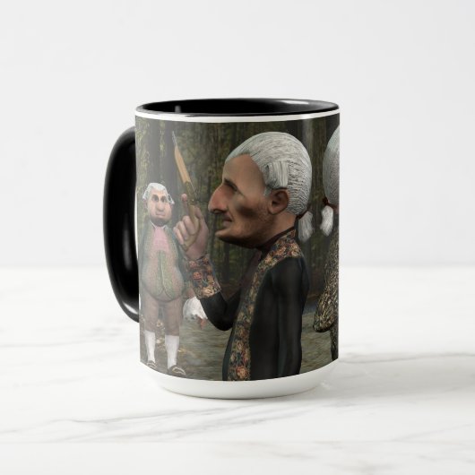 Die Duel-Tasse Tasse (Vorderseite Links)