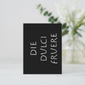 Die dulci fruere postkarte (Stehend Vorderseite)