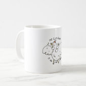 Die dumme Gans ist auf freiem Fuß Kaffeetasse (Vorderseite Links)