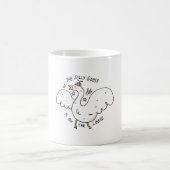Die dumme Gans ist auf freiem Fuß Kaffeetasse (Mittel)