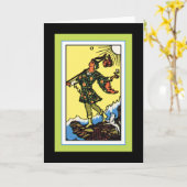 Die dumme Grußkarte Karte (Gelbe Blume)