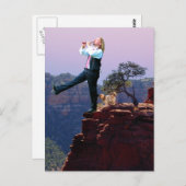 Die dumme Tarot-Card Art Postkarte (Vorne/Hinten)